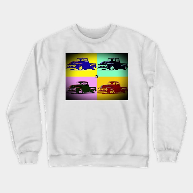 Geo3Doodles Pop T'art Stylee Pup Crewneck Sweatshirt by Geo3doodles